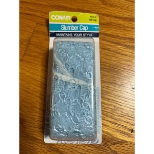 CONAIR Slumber Cap Hair Cap Blue Lace Maintains Your Style Styling Essentials